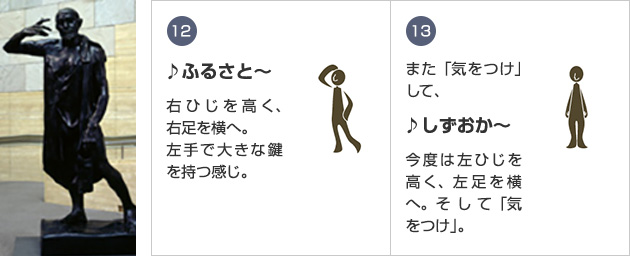 画像:<ジャック・ド・ヴィッサン>のポーズ