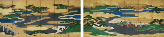 井手玉川・大堰川図屏風の画像