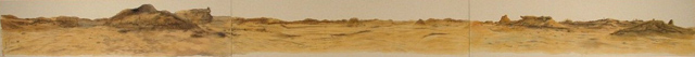 楼蘭遺跡全景の画像