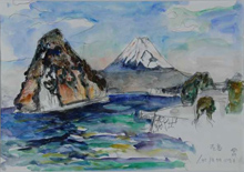 富士山のスケッチ12の画像