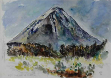 富士山のスケッチ1の画像