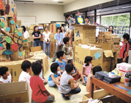 工作室の様子の写真
