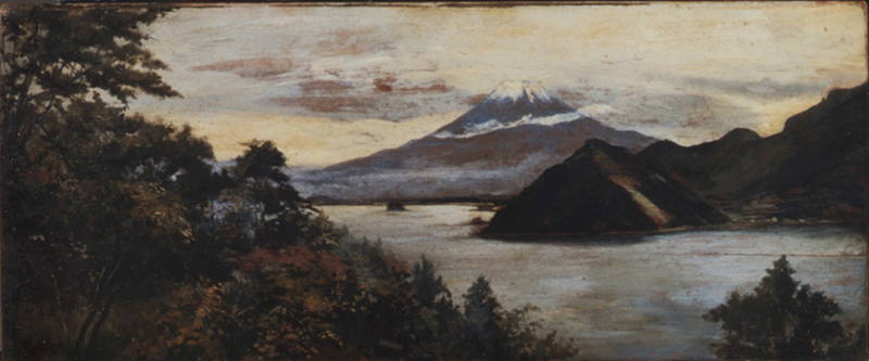 画像:ジョルジュ・ビゴー《富士(沼津江浦)》