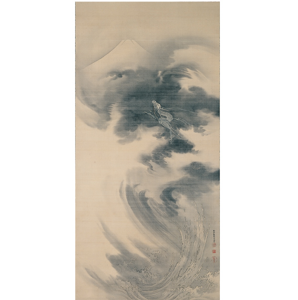 画像:狩野永岳《富士山登龍図》