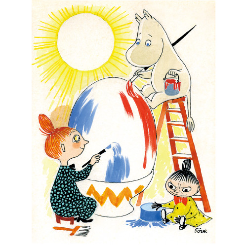 画像:トーベ・ヤンソン《イースターカード 原画》1950年代