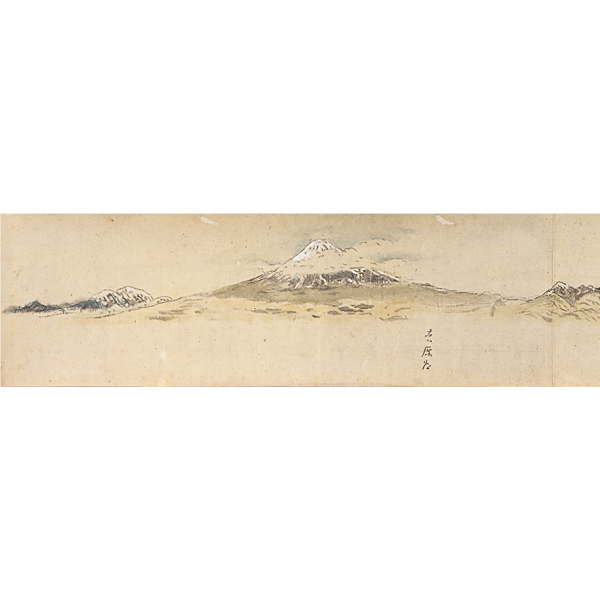 画像:狩野探幽《富嶽図巻》(個人蔵)