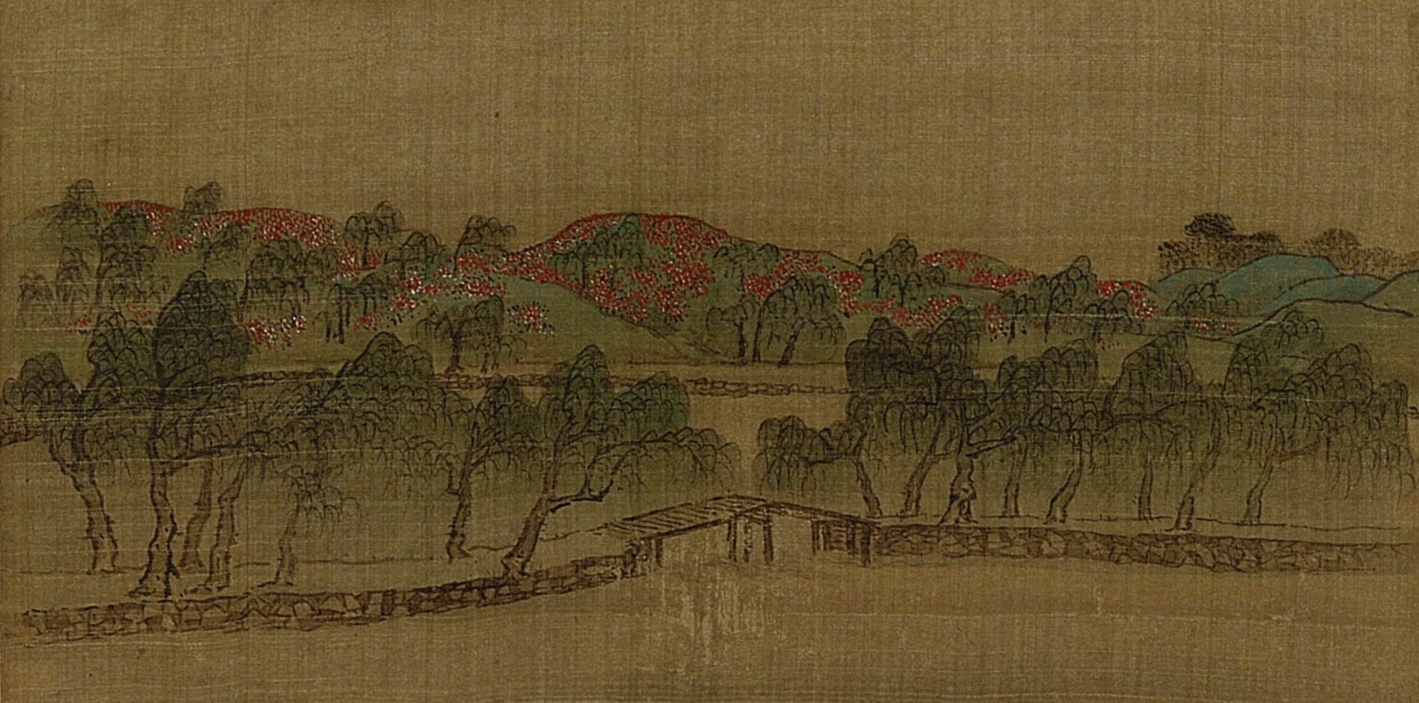 画像:谷文晁「浴恩園図記」