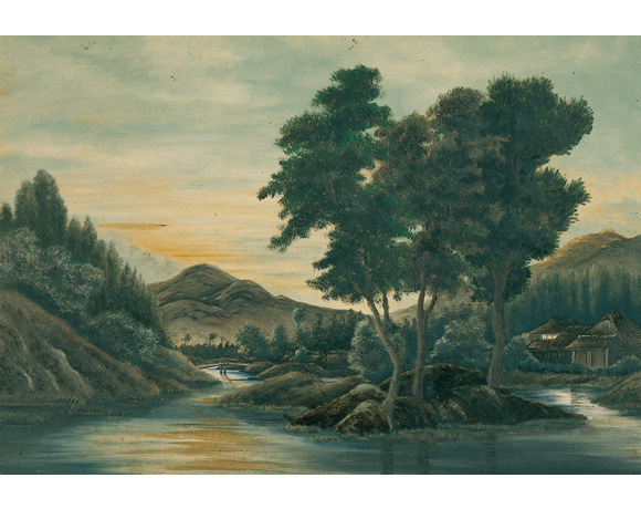 画像:徳川慶喜《風景》