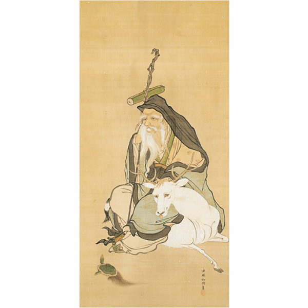 画像:狩野祐清英信「寿老人図」