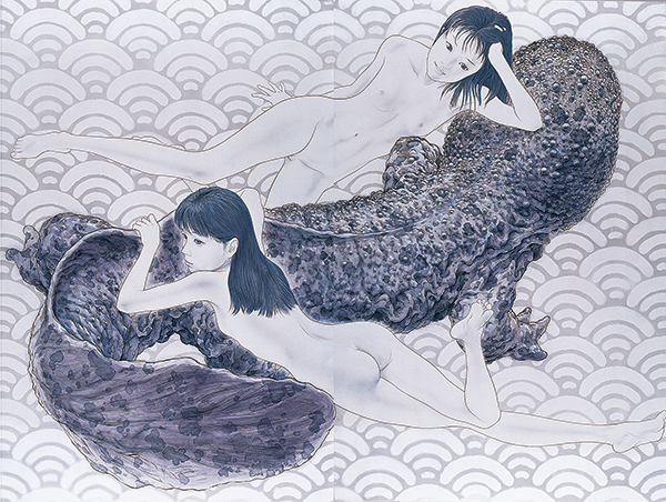 画像:会田誠《大山椒魚》