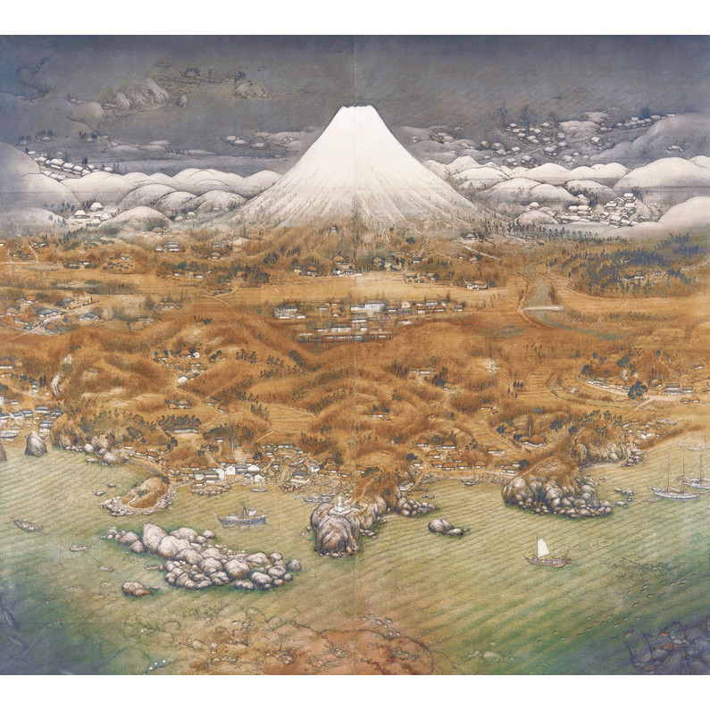 画像:不染鉄《山海図絵(伊豆の追憶)》1925(大正14)年