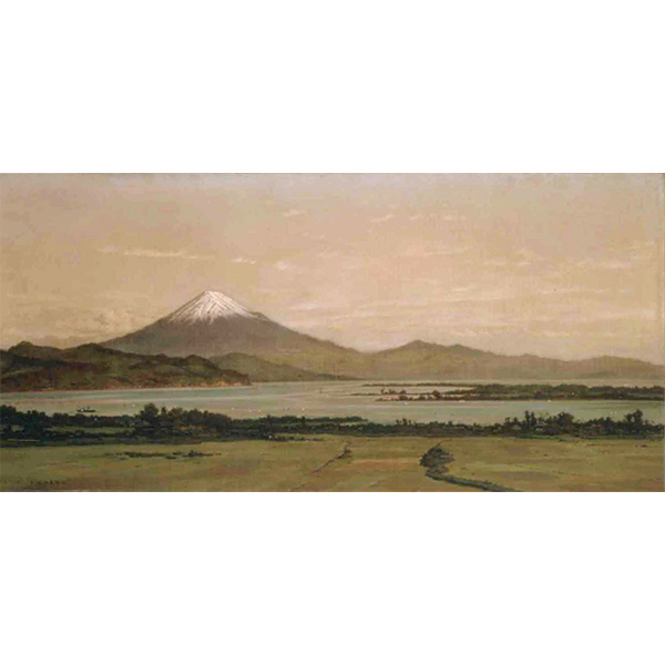 画像:五姓田義松《富士》