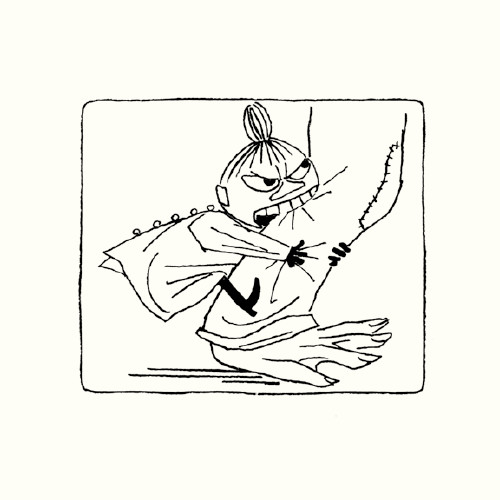 画像:トーベ・ヤンソン《「ムーミン谷の夏まつり」挿絵》1954年