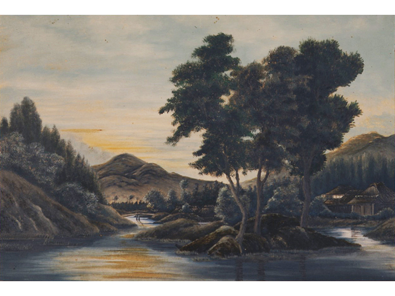 画像:徳川慶喜《風景》