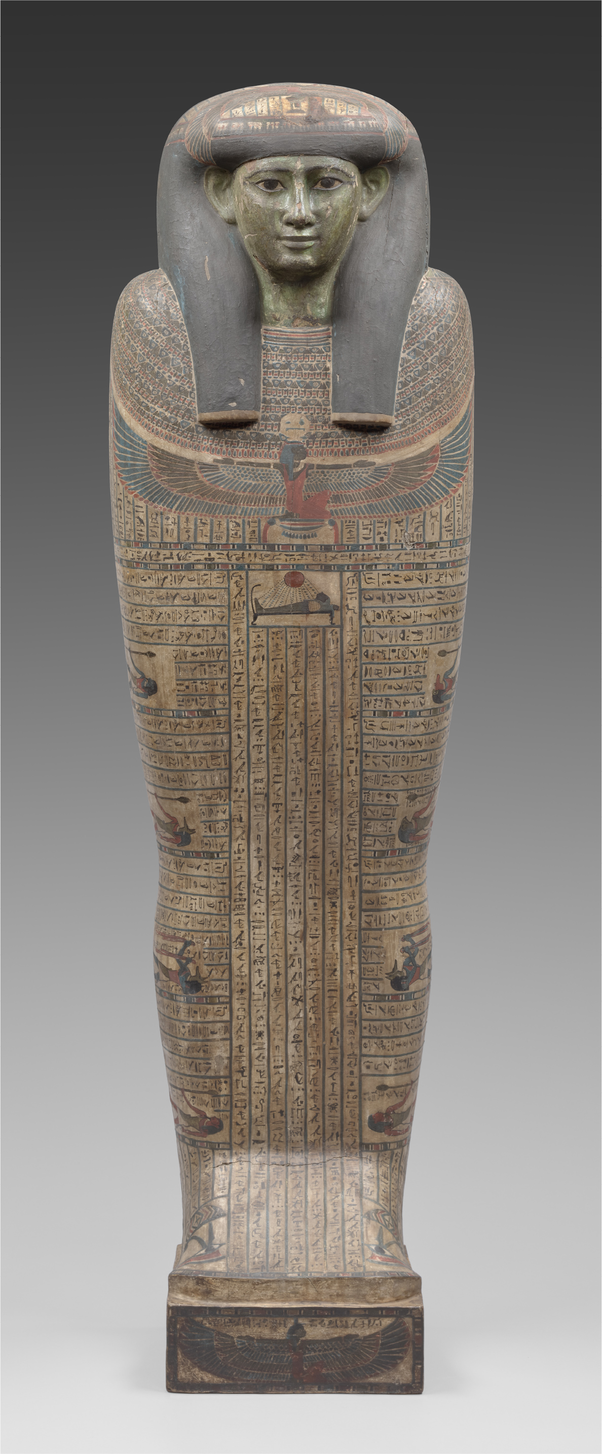 画像：《タイレトカプの人型木棺（内棺）》 前746～前525年頃