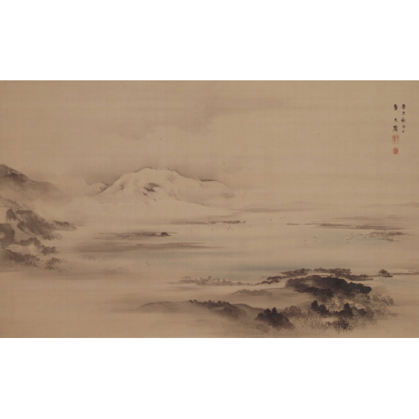 画像:塩川文麟《琵琶湖八勝図》 嘉永6年(1853)