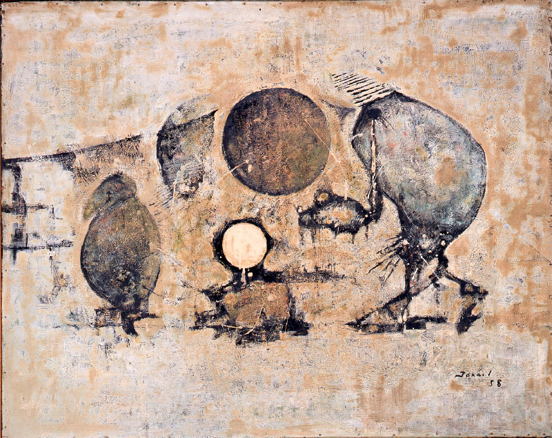 画像:伊藤隆史《生き物》1958年